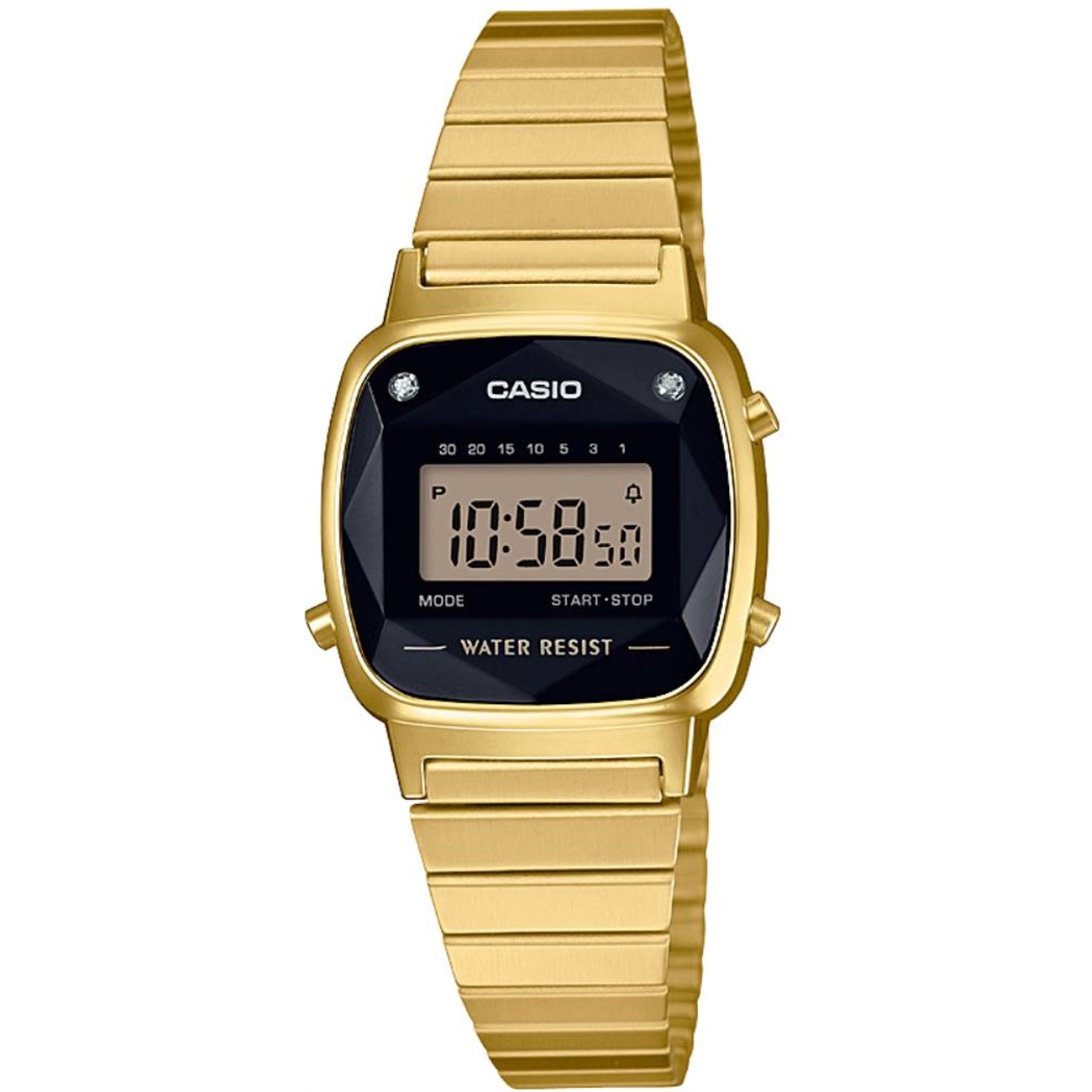 Casio La670wgad-1df Retro Taşlı Bayan Kol Saati | Gündüz Saat