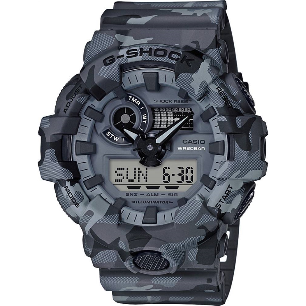 Casio Ga-700cm-8adr G-Shock Kamuflaj Desenli | Gündüz Saat
