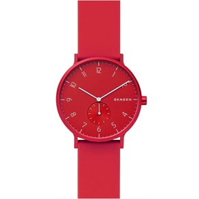 Skagen Kırmızı Silikon Saat SKW6512