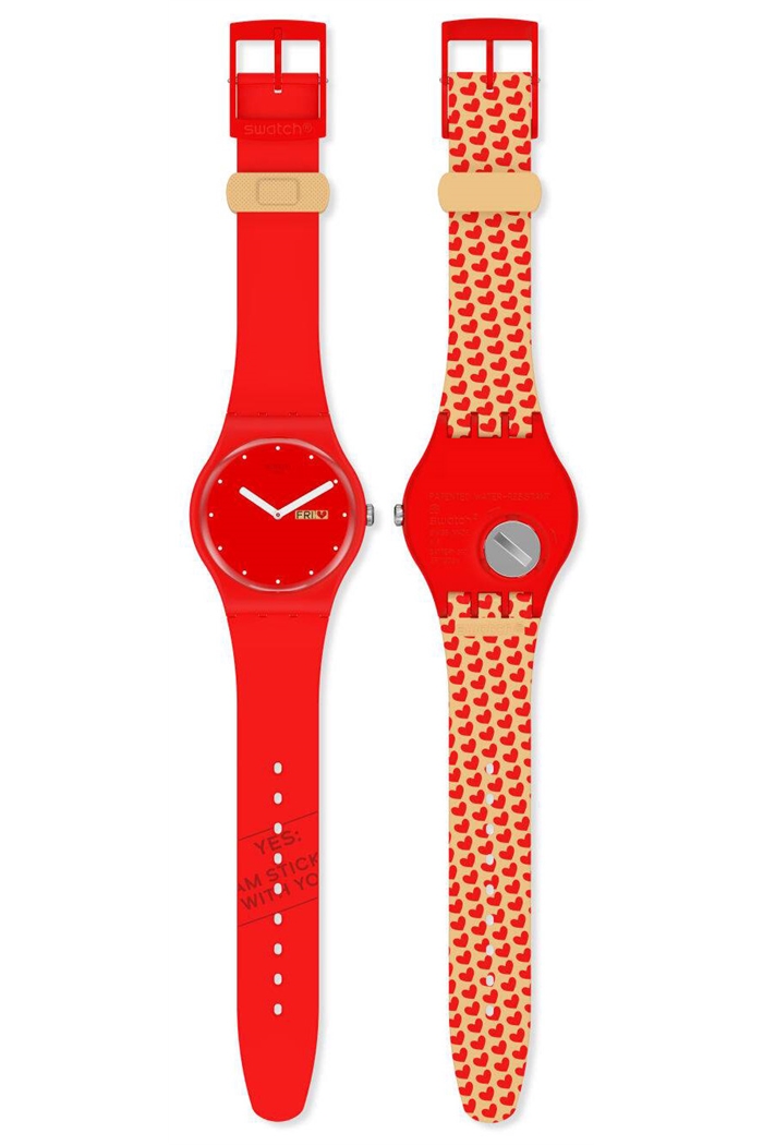 Swatch Suoz718 Sevgililer Günü Özel Saati