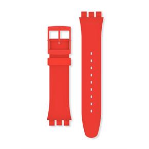 Swatch Kırmızı Silikon Kordon Asuor106