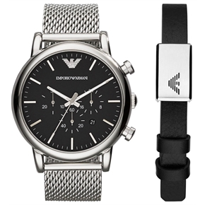 Emporio Armani Ar80062set Erkek Kol Saati ve Bileklik Seti