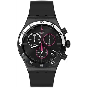 Swatch Yvb413 MAGENTA AT NIGHT Erkek Kol Saati