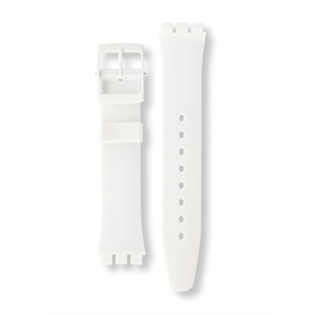 Swatch Beyaz Silikon Kordon Agw151o
