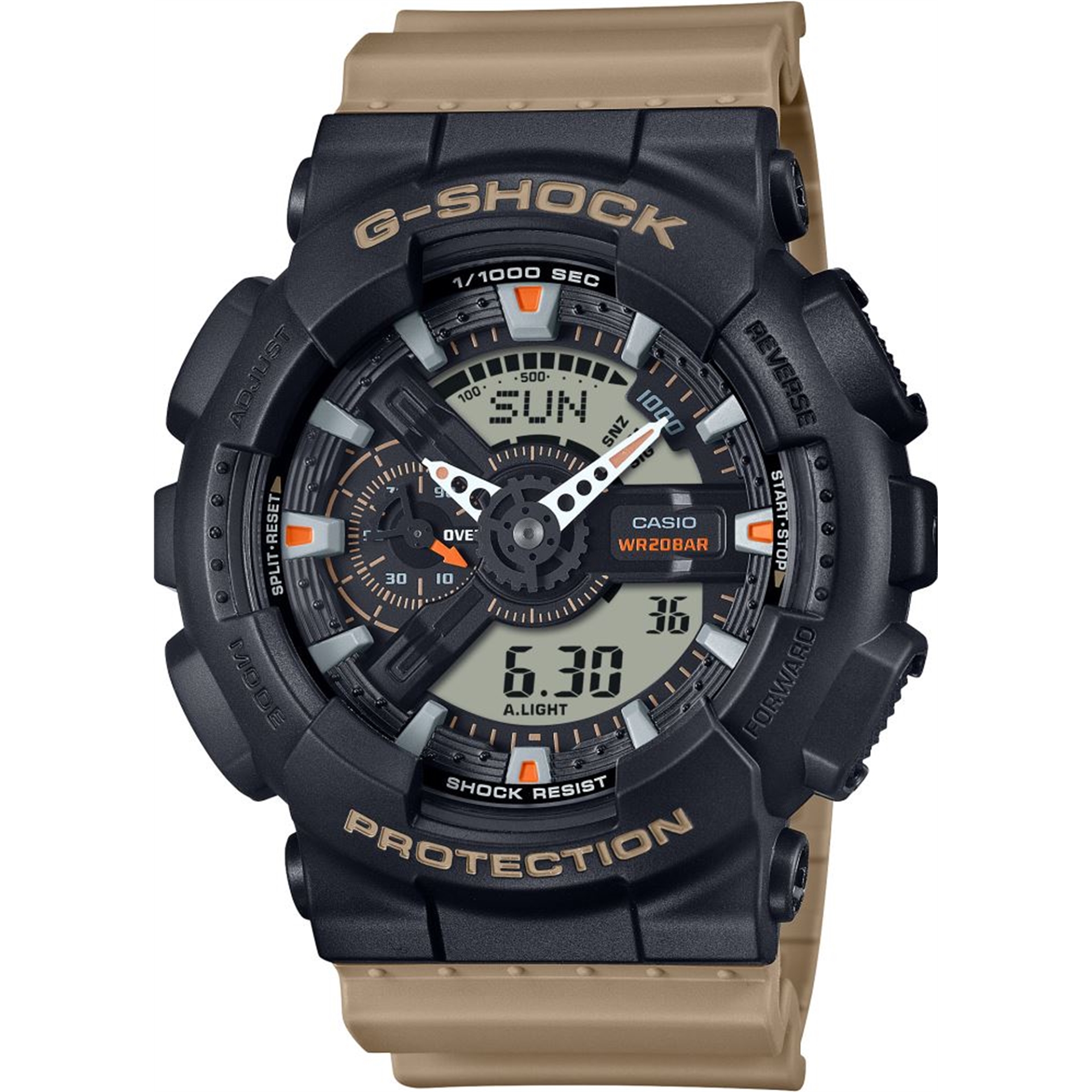Casio Ga 110Tu 1A5dr G Shock Erkek Kol Saati Gunduz Saat