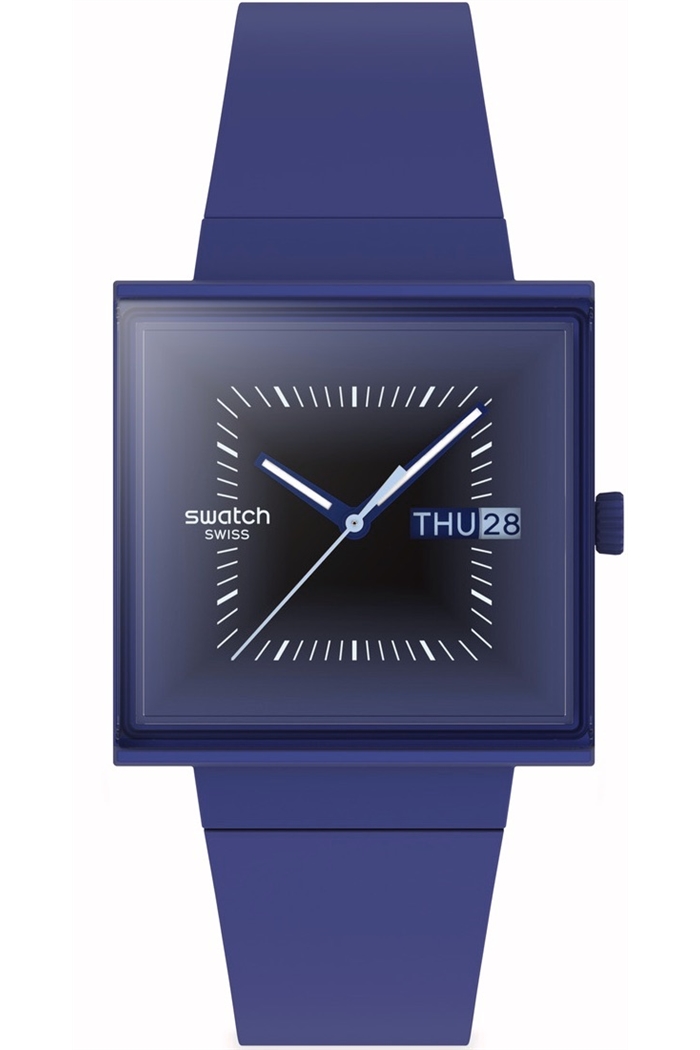 Swatch So34n700 SQUARELY BLACKLIGHT