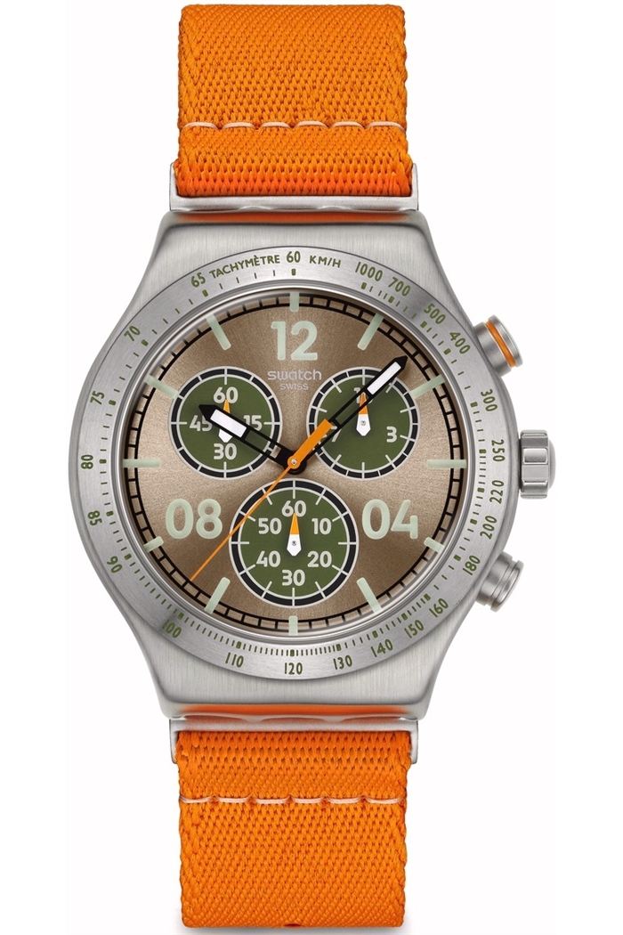 Swatch Yvs101 Irony Vacation Time Erkek Paslanmaz Çelik 43mm Saat