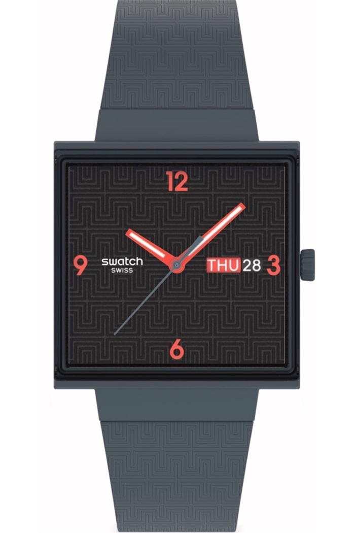 Swatch So34m701 Squared Off Kol Saati