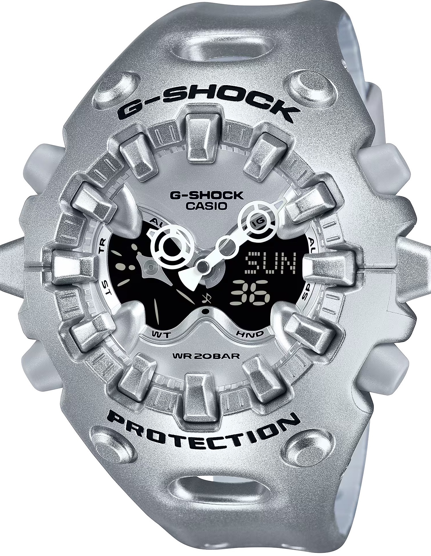 カシオ G-SHOCK 腕時計 GA-V01Aシルバー Casio Ga-V01a-8Adr G-Shock Kol Saati | Gündüz Saat