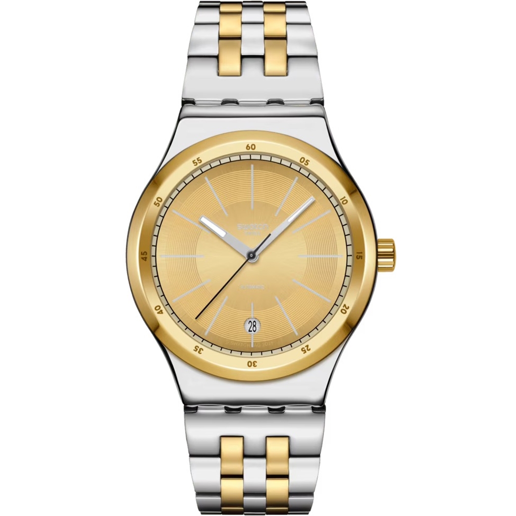 Swatch Yis437g Goldcloak Mechanism Otomatik Erkek Kol Saati
