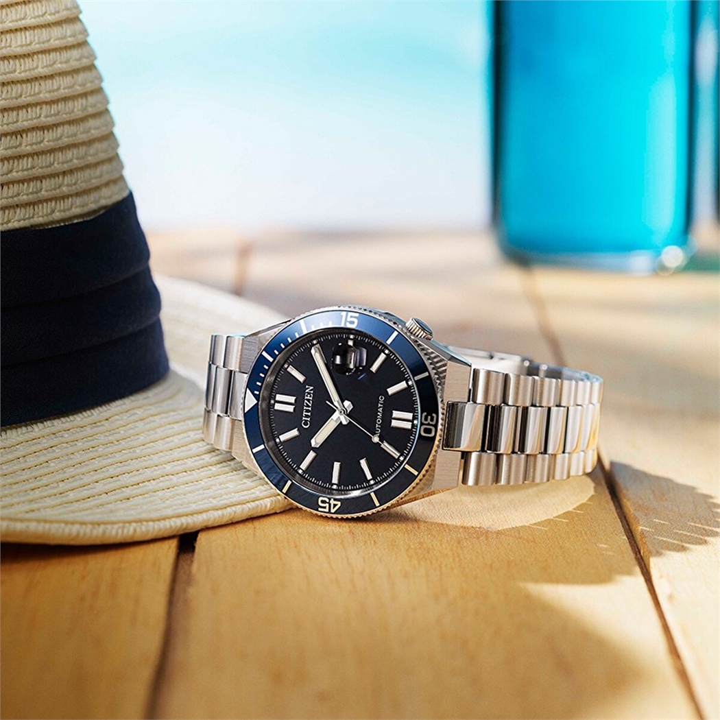 Citizen Tsuyosa Shore Navy Blue Nj0230-59L Otomatik Erkek Kol