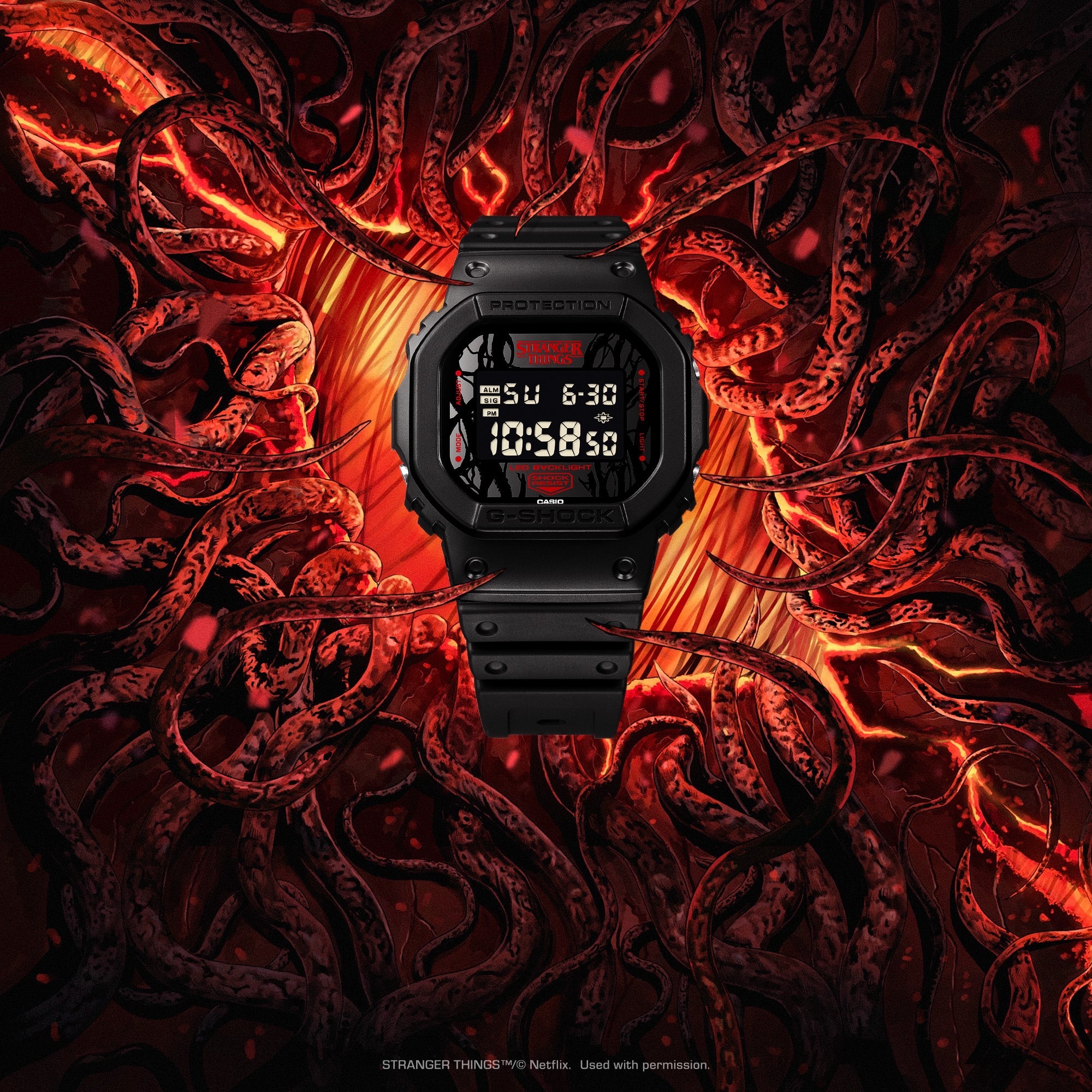 Casio G-Shock DW-5600STT-1 Stranger Things Edition