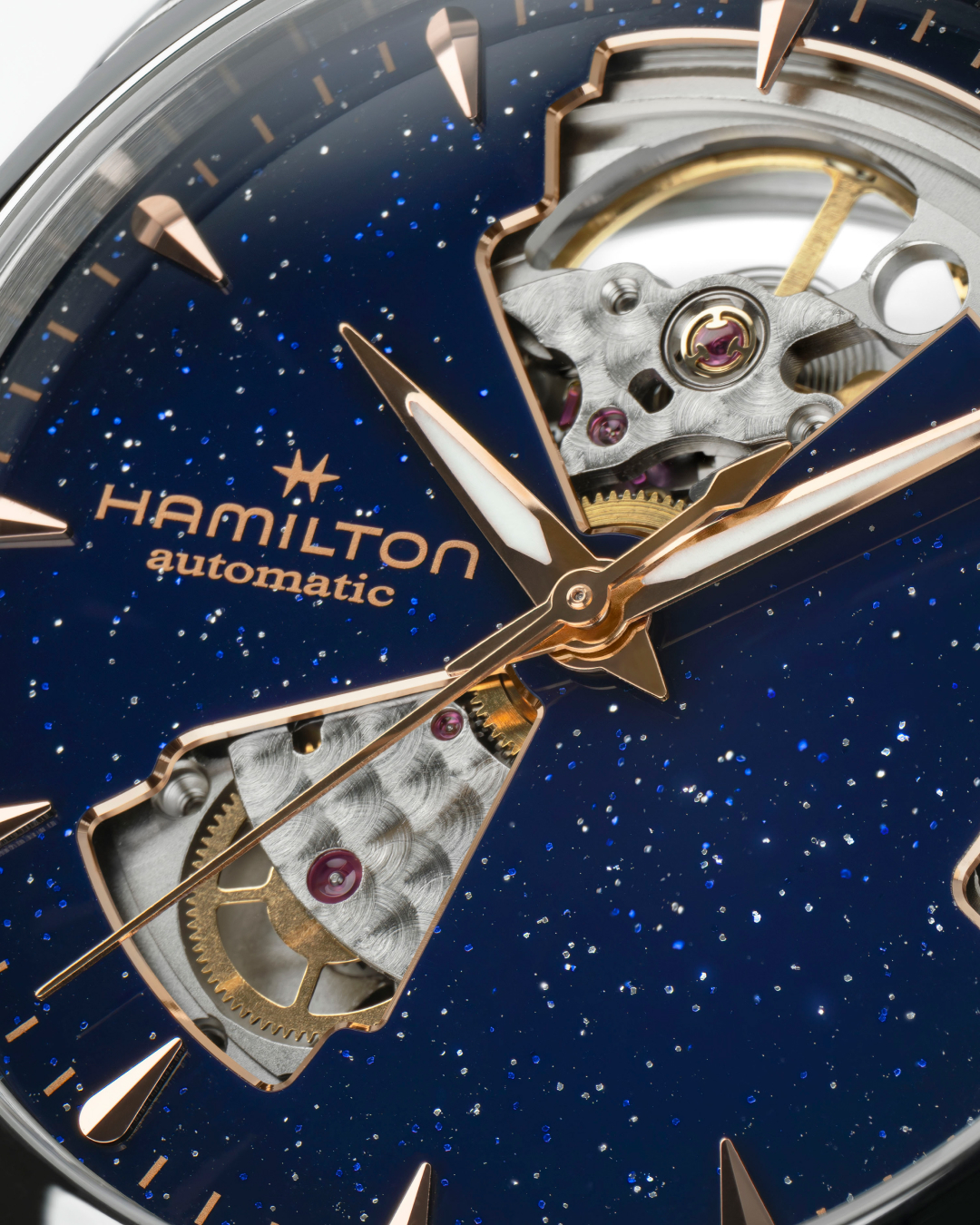 Hamilton Jazzmaster Open Heart Aventurine