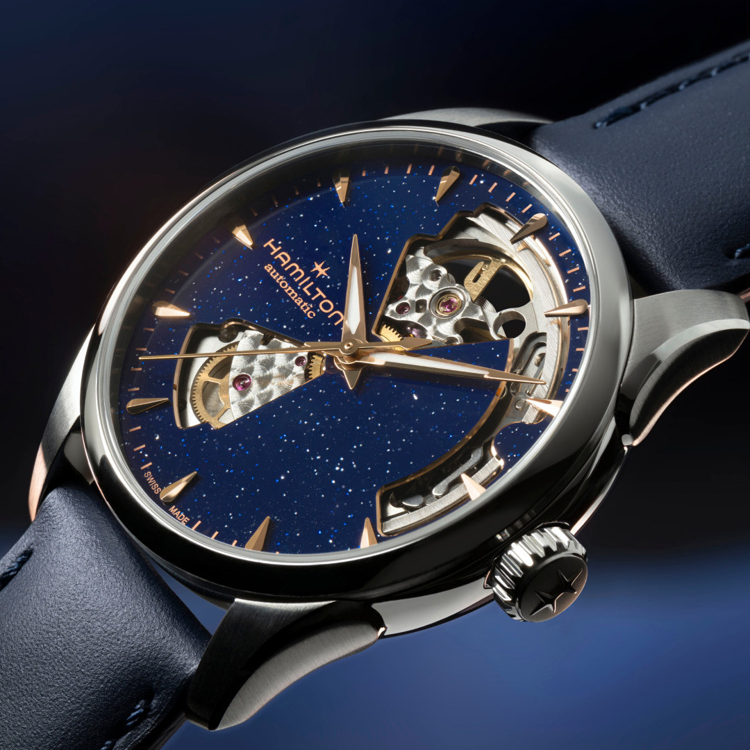 Hamilton Jazzmaster Open Heart Aventurine